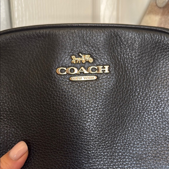 Coach Black Leather Crossbody Bag Camera bag - Picture 10 of 11